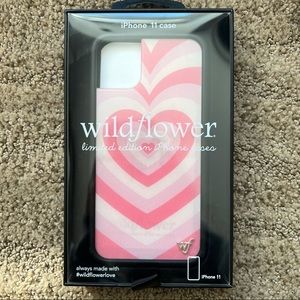 Wildflower Pink Heart Phone Case IPhone 11